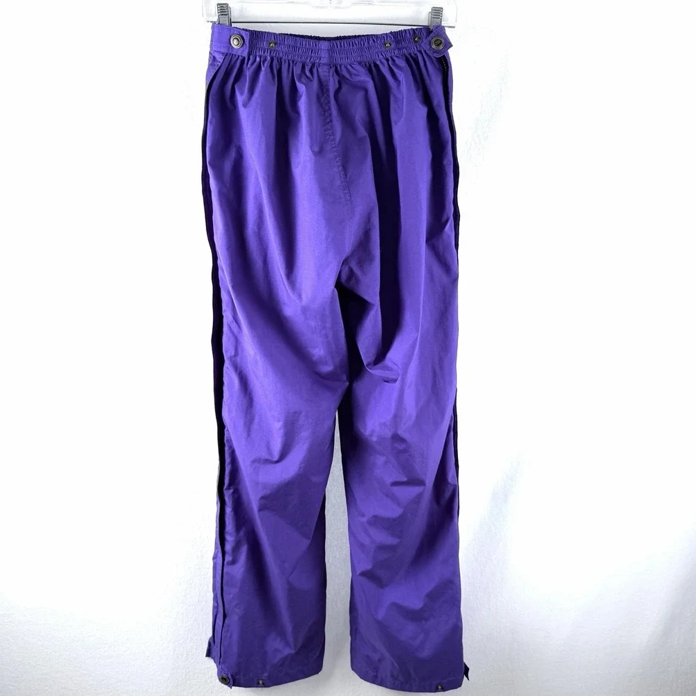 VTG Helly Hansen Helly Tech Waterproof Full Zip Rain Snow Wear‎ Over Pants Sz S